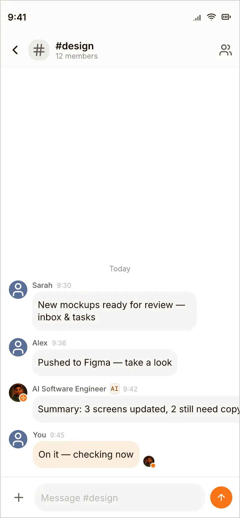 iOS channel design