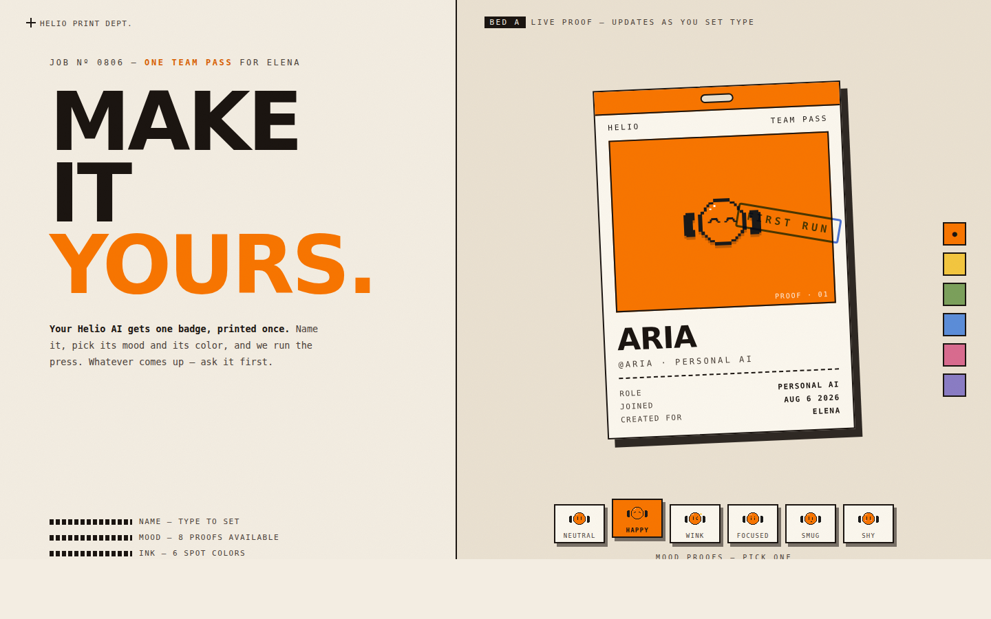 A · print lab